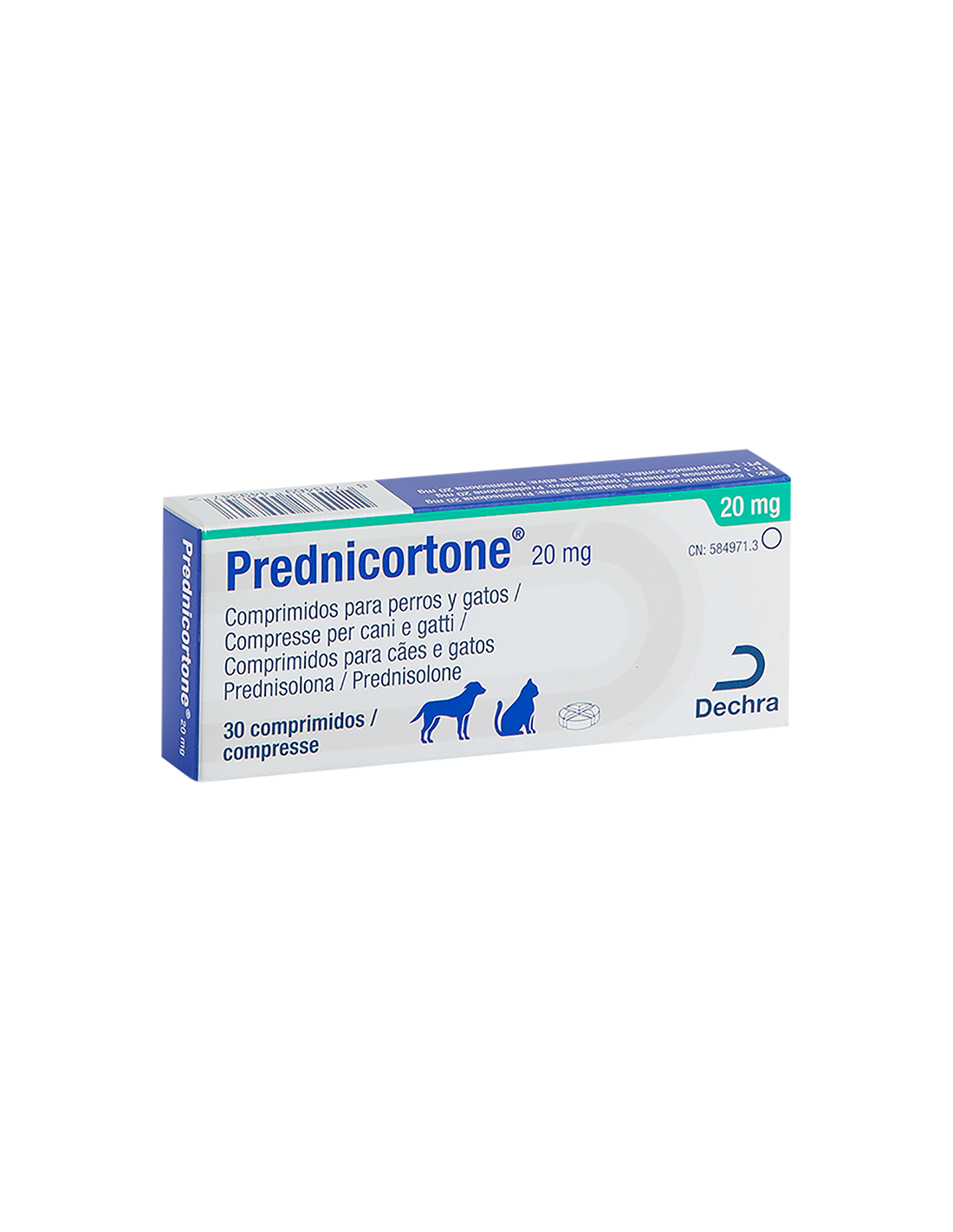 klip Beregning Har lært PREDNICORTONE 20 mg 30 Comprimidos de DECHRA
