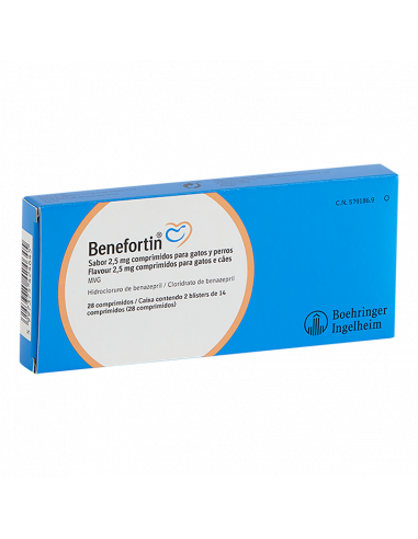 BENEFORTIN SABOR 2,5 mg 28 Comprimidos