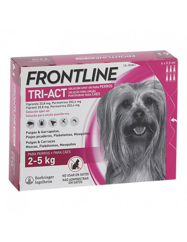 FRONTLINE TRI-ACT 6 PIPETAS 2 a 5 kg