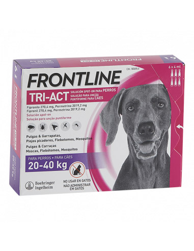 FRONTLINE TRI-ACT 6 PIPETAS 20 a 40 kg