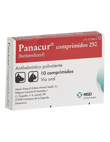 PANACUR COMPRIMIDOS 250 mg (10...