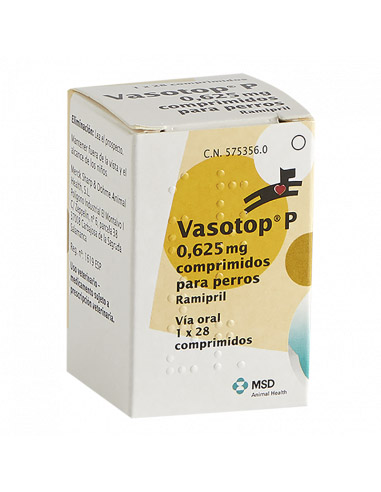 VASOTOP P 0,625 mg 28 comprimidos
