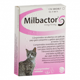 MILBACTOR GATOS 16 mg/40 mg...