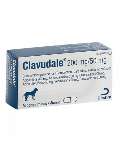 CLAVUDALE 200 mg/50 mg 24 Comprimidos