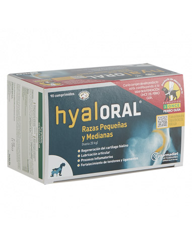 HYALORAL 90 Comprimidos (Hasta 20 kg)
