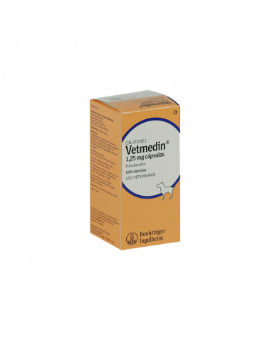 VETMEDIN CAPSULAS 1,25 mg 100 Capsulas