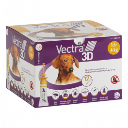 VECTRA 3D XS DOG 1,5-4 kg...