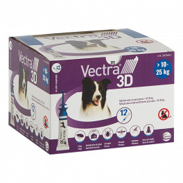 VECTRA 3D M DOG 10-25 Kg...