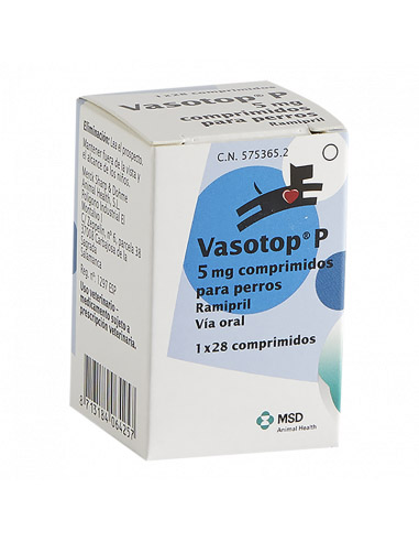 VASOTOP P 5 mg 28 comprimidos