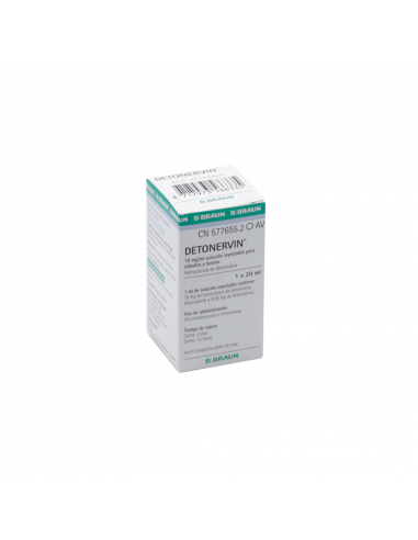 DETONERVIN 10 mg/ml INY 20 ml