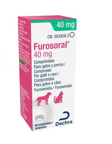 FUROSORAL 40 mg 50 Comprimidos
