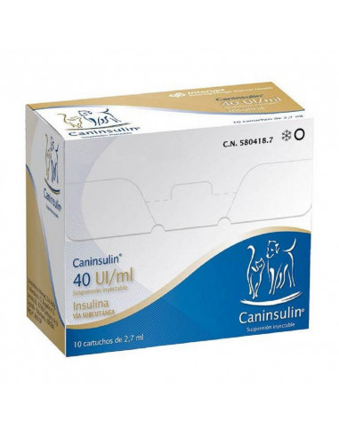 CANINSULIN 10 x 2,7 ml (Cartuchos...