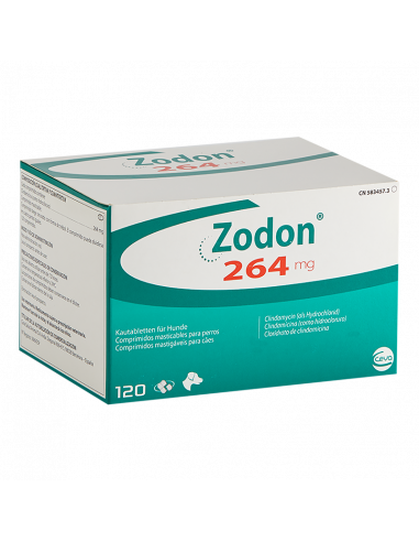 ZODON 264 mg COMPRIMIDOS MASTICABLES...