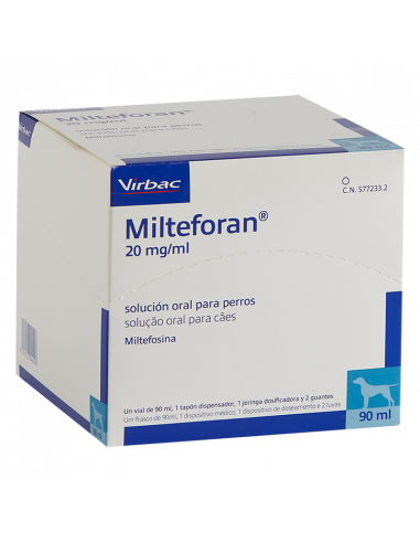MILTEFORAN 20 mg/ml SOLUCION ORAL 90 ml