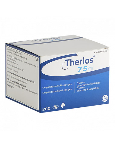 THERIOS 75 mg 200 COMPRIMIDOS...