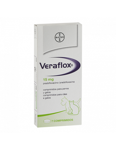 VERAFLOX 15 mg PERROS Y GATOS 7...