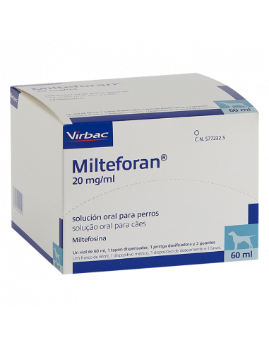 MILTEFORAN 20 mg/ml SOLUCION ORAL 60 ml