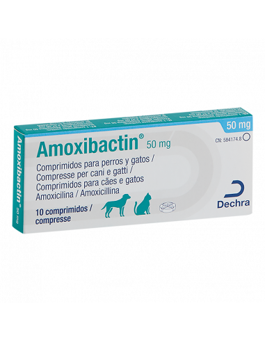 AMOXIBACTIN 50 mg 10 Comprimidos