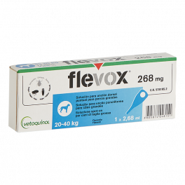 FLEVOX 268 mg PERROS (20-40...