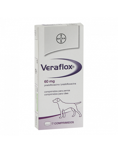 VERAFLOX 60 mg PERROS 7 Comprimidos