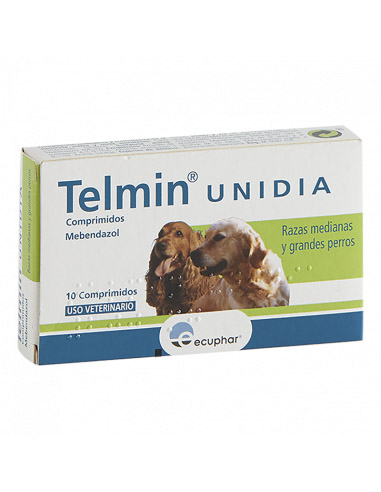 TELMIN UNIDIA 10 Comprimidos (Perros...