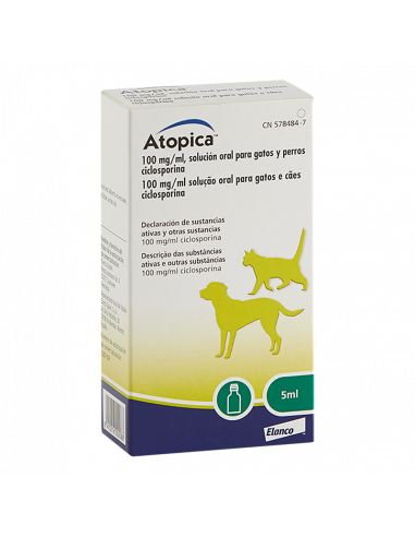 ATOPICA 100 mg/ml SOLUCION ORAL...