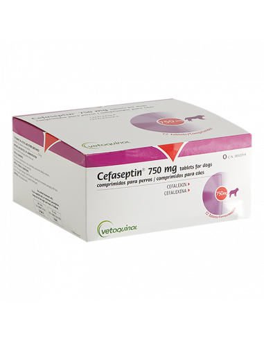 CEFASEPTIN 750 mg 72 comprimidos