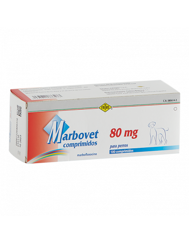 MARBOVET 80 mg COMPRIMIDOS PERROS 100...
