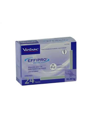 EFFIPRO SPOT ON PERROS 134 mg (10-20...