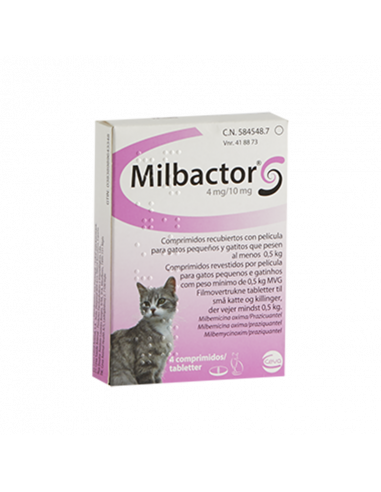 MILBACTOR GATITOS 4 mg/10 mg...