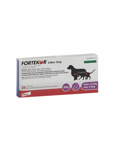 FORTEKOR SABOR 5 mg 28 comprimidos