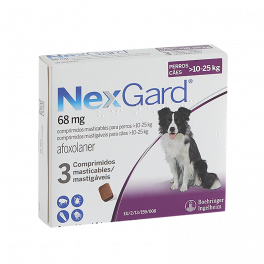 NEXGARD 3 Comprimidos 68 mg...
