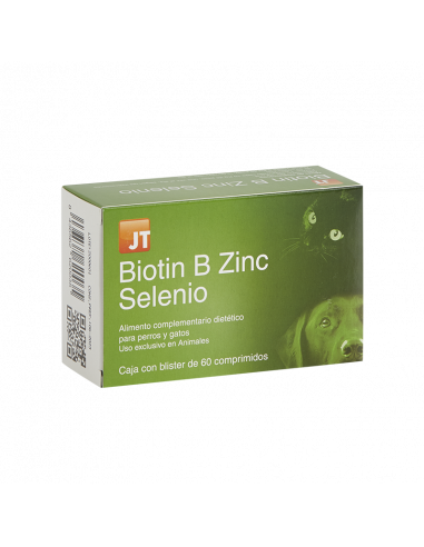 JT BIOTIN B ZINC SELENIO 60 Comprimidos