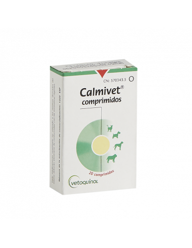CALMIVET 20 comprimidos