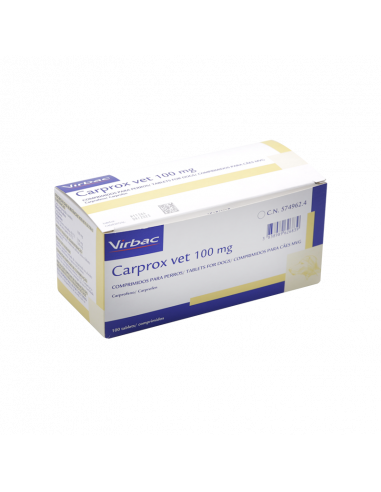 CARPROX VET 100 mg 100 Comprimidos