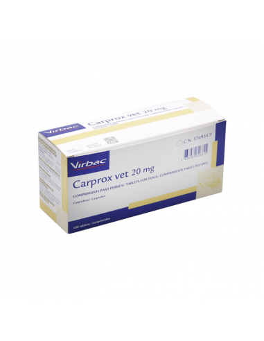 CARPROX VET 20 mg 100 Comprimidos