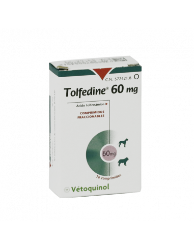 TOLFEDINE 60 mg 16 comprimidos