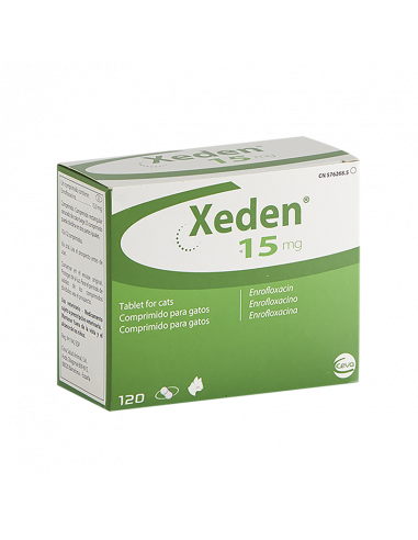 Opdatering Årvågenhed Ambassade XEDEN 15 mg COMPRIMIDOS GATOS 120 comprimidos de CEVA