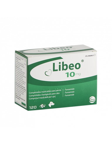 LIBEO 10 mg COMPRIMIDOS MASTICABLES...