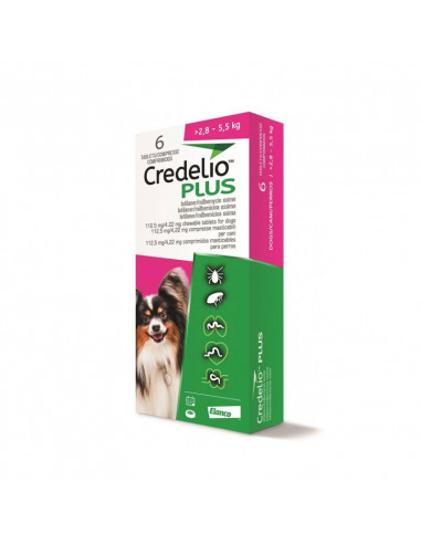 CREDELIO PLUS 112 mg (DE 2,8 A 5,5 KG)