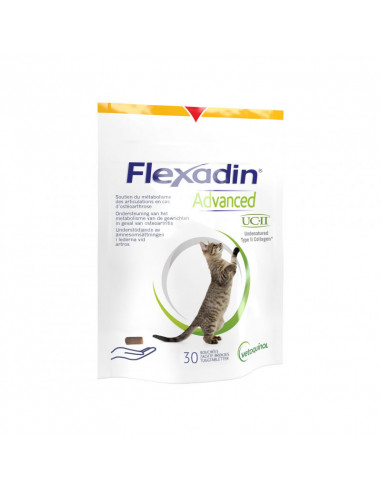 Flexadin Advance UCII 30 chews gatos