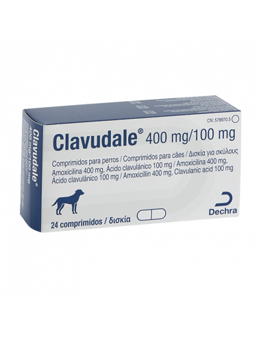 CLAVUDALE 400 mg/100 mg 24 Comprimidos