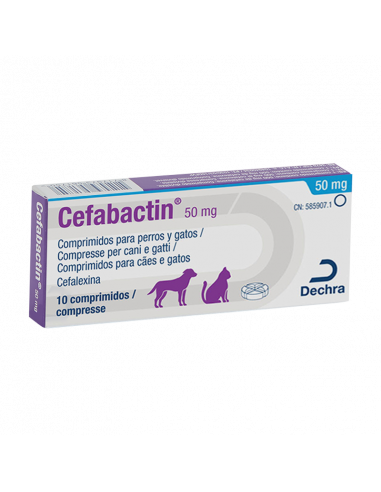 CEFABACTIN 50 mg 10 Comprimdos