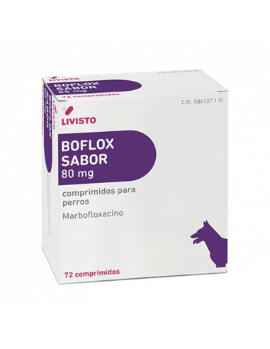 BOFLOX SABOR 80 MG 72 Comprimidos