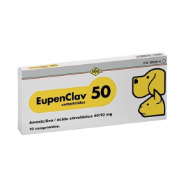 EUPENCLAV 50 mg 10 comprimidos
