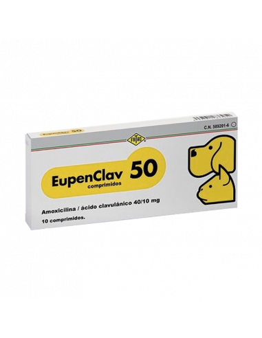 EUPENCLAV 50 mg 10 comprimidos