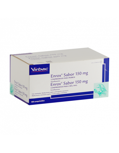 ENROX SABOR 150 mg COMPRIMIDOS PERROS...