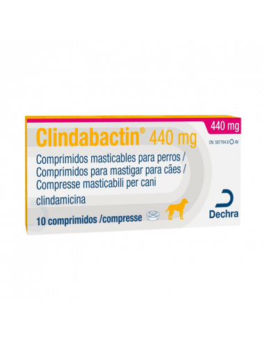 CLINDABACTIN 440 MG 10 COMPRIMIDOS