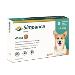 SIMPARICA 40 mg 10 - 20 kg...