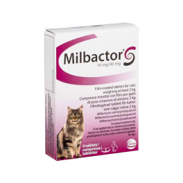 MILBACTOR GATOS 16 mg/40 mg...